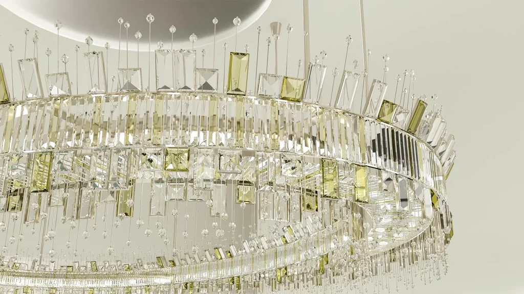 3D-Visualisierung einer Deckenleuchte