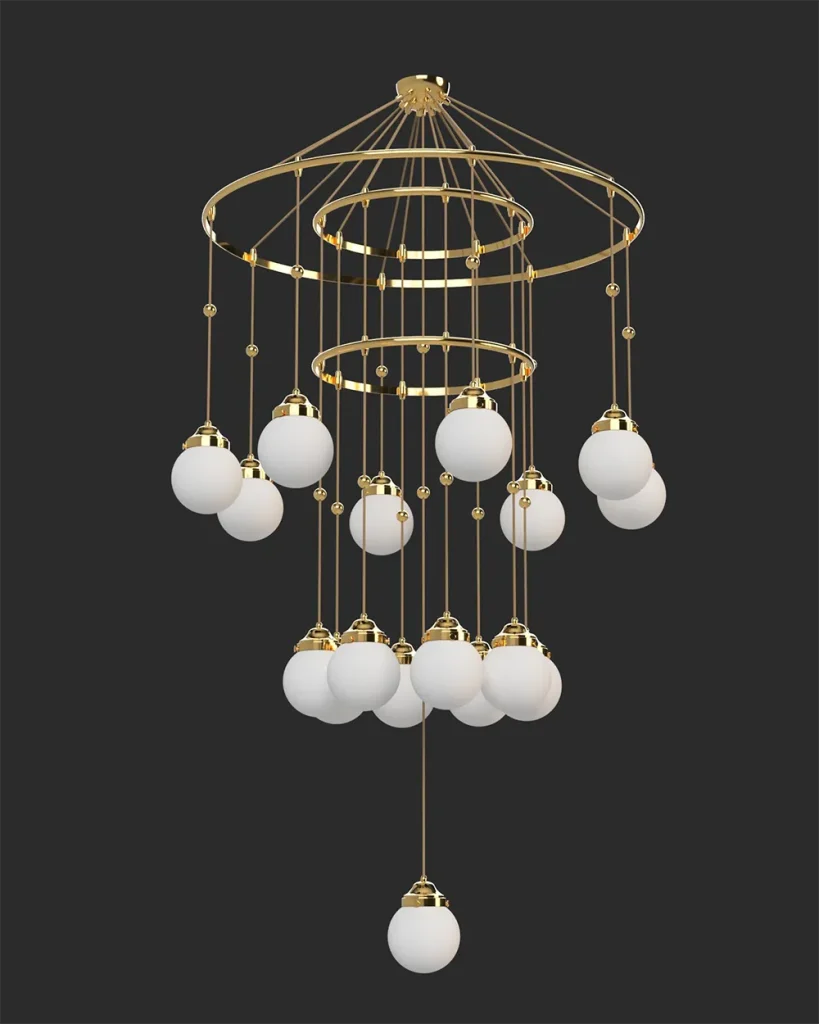 3D-Visualisierung einer Leuchte – WOKA.