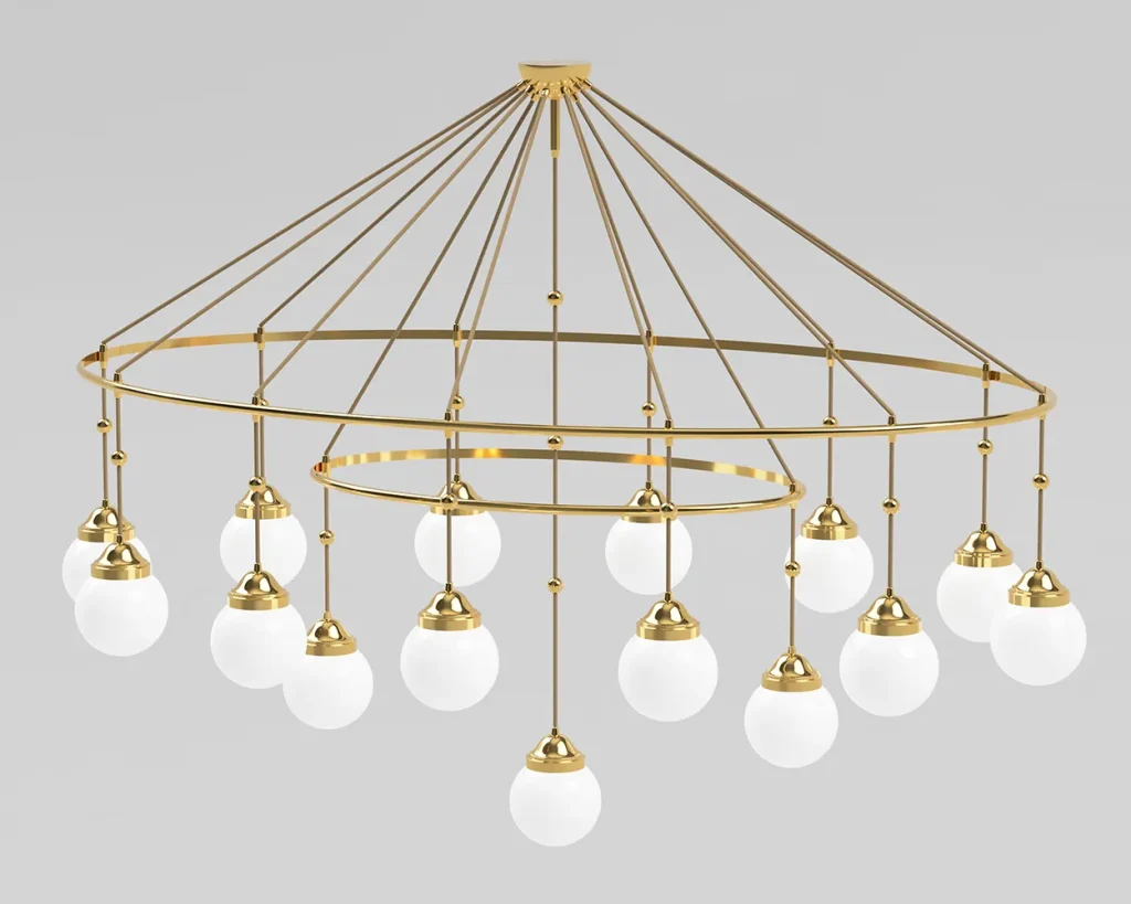 3D-Visualisierung einer Leuchte – WOKA.