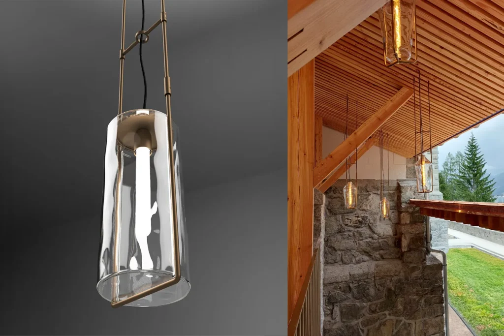 3D-Visualisierung einer Leuchte für die Pfarrkirche Davos